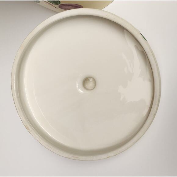 Stone Lite Beautiful Floral & Fruit Canister or Storage Jar 9'' tall 6.5'' wide - Picture 4 of 9